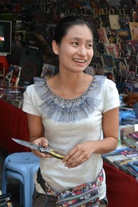 Burmese Knife Vendor