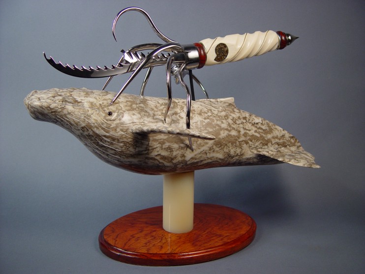 Knife Art: Jay Fisher's Squid Knife Sculpture