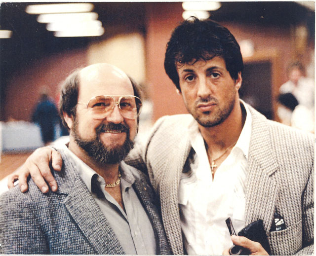 Stallone with Gil Hibben