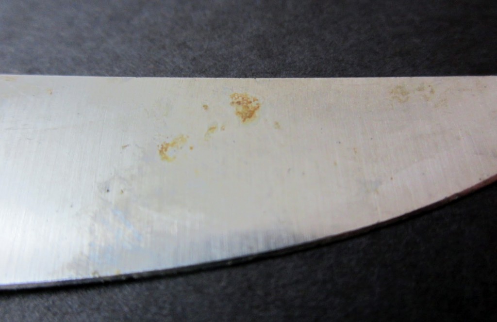Knife Myths Stainless Steel Doesn't Stain Knife Depot