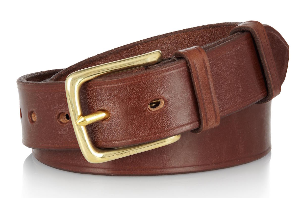 Leather Belt for Sharpening a Knife