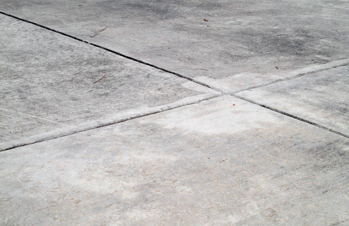 concrete driveway