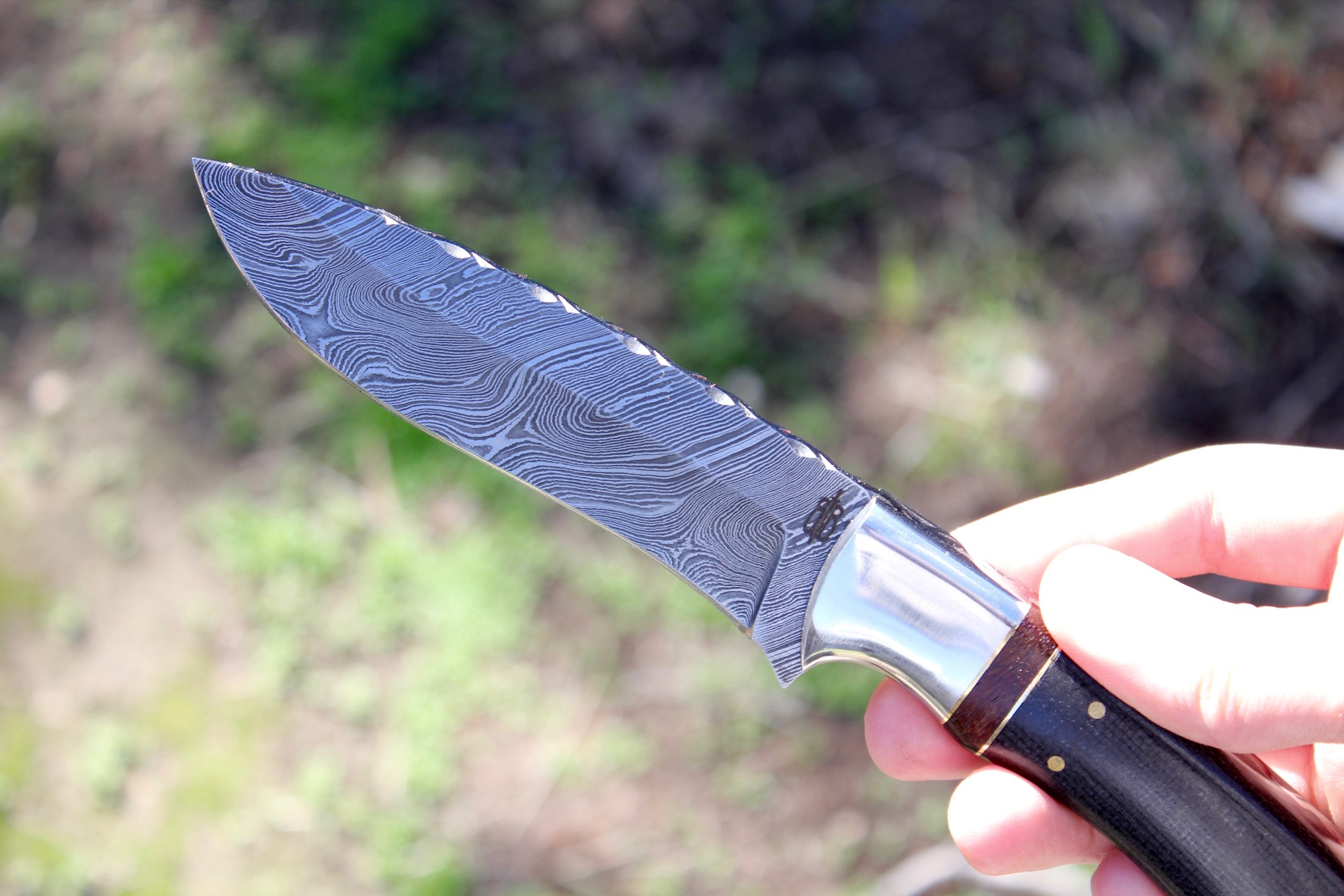 Buck N Bear Damascus Blade