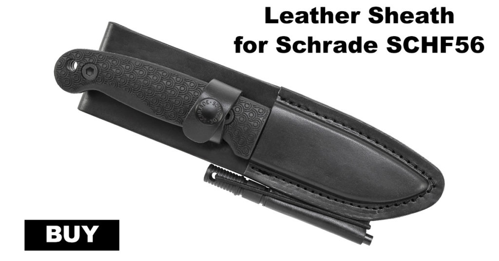 Schrade SCHF56 & SCHF56L Leather Sheaths Out Now | Knife Depot