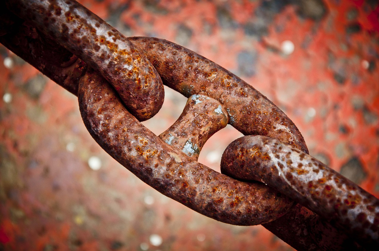 Rusty Iron Chain
