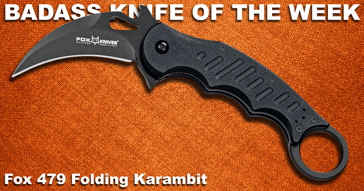 Fox 479 Folding Karambit Knife
