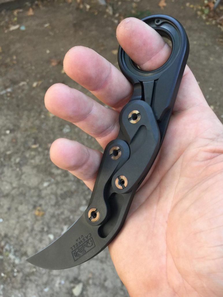 See the Caswell 'Morphing Karambit' on Kickstarter Knife Depot