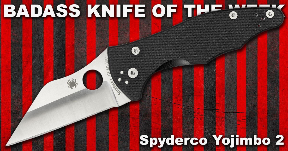 Spyderco Yojimbo 2 Badass Knife of the Week Knife Depot
