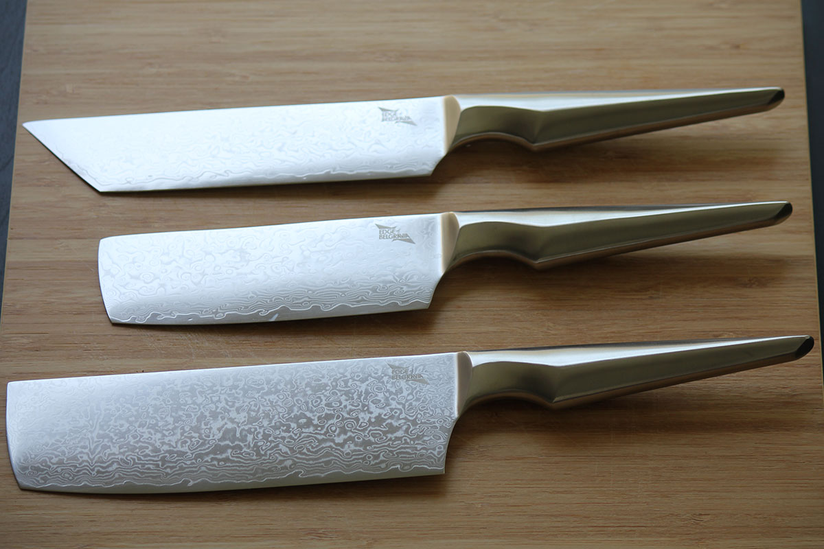 SHIROI HANA - CHEF KNIFE COLLECTION  JAPANESE STEEL by Edge of Belgravia —  Kickstarter