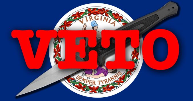 VA Governor Vetoes Switchblade Commerce Bill | Knife Depot