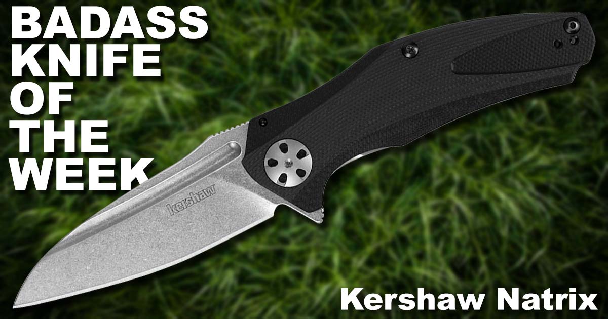 Badass Knife of the Week Kershaw Natrix