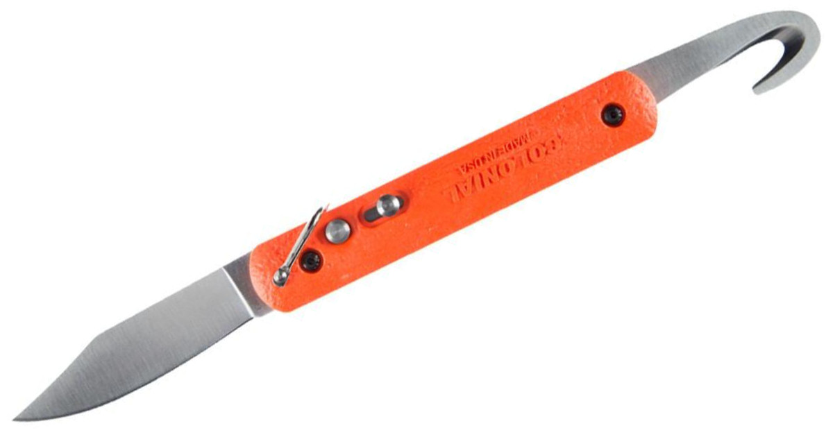 7 Orange Knives, Colorful Handles