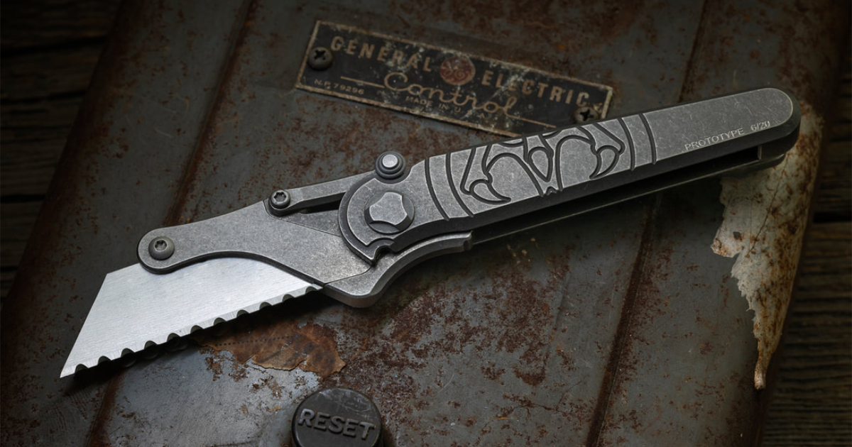 Behold the Ultra Premium Utility Knife from Hawk Knives