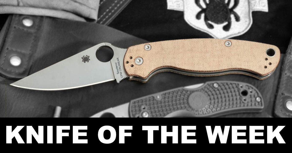 Spyderco Paramilitary 2 in Micarta | Knife of the Week