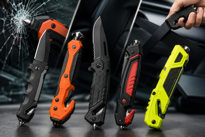 Best Rescue Knives with Seatbelt Cutter & Glass Breaker