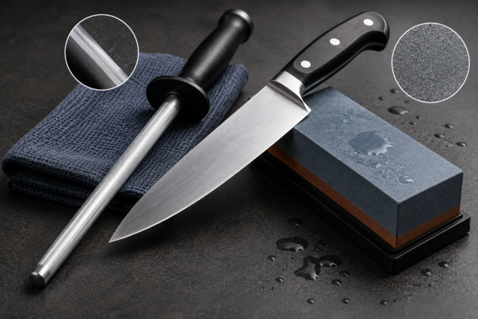 Honing Rod vs Sharpening Stone: Which to Use When