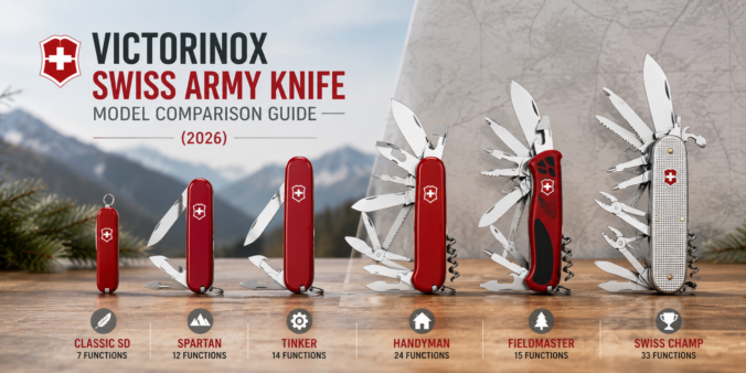 Victorinox Swiss Army Knife Model Comparison Guide (2026)
