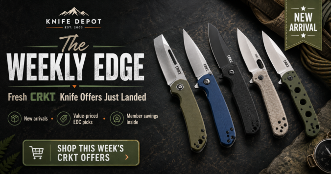 Fresh CRKT Knife Offers Just Landed