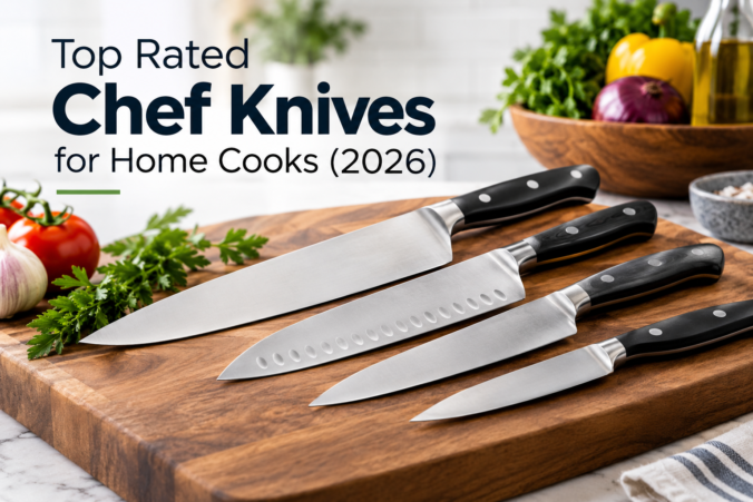 Top Rated Chef Knives for Home Cooks (2026)